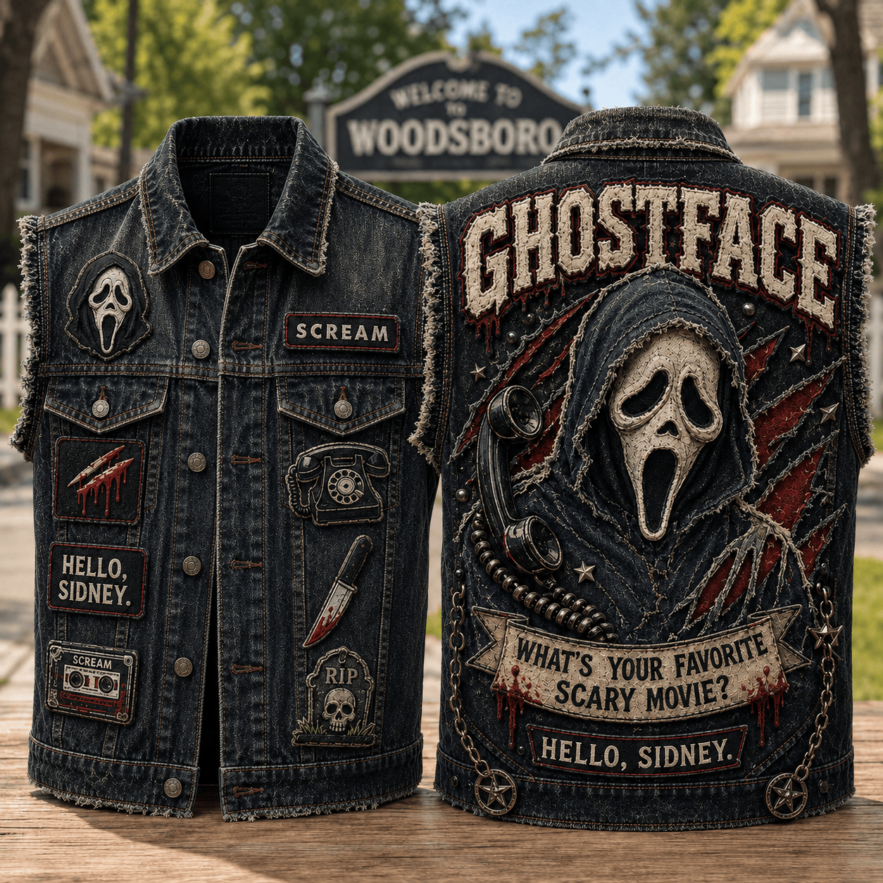 SCRE PREMIUM DENIM VEST HQH