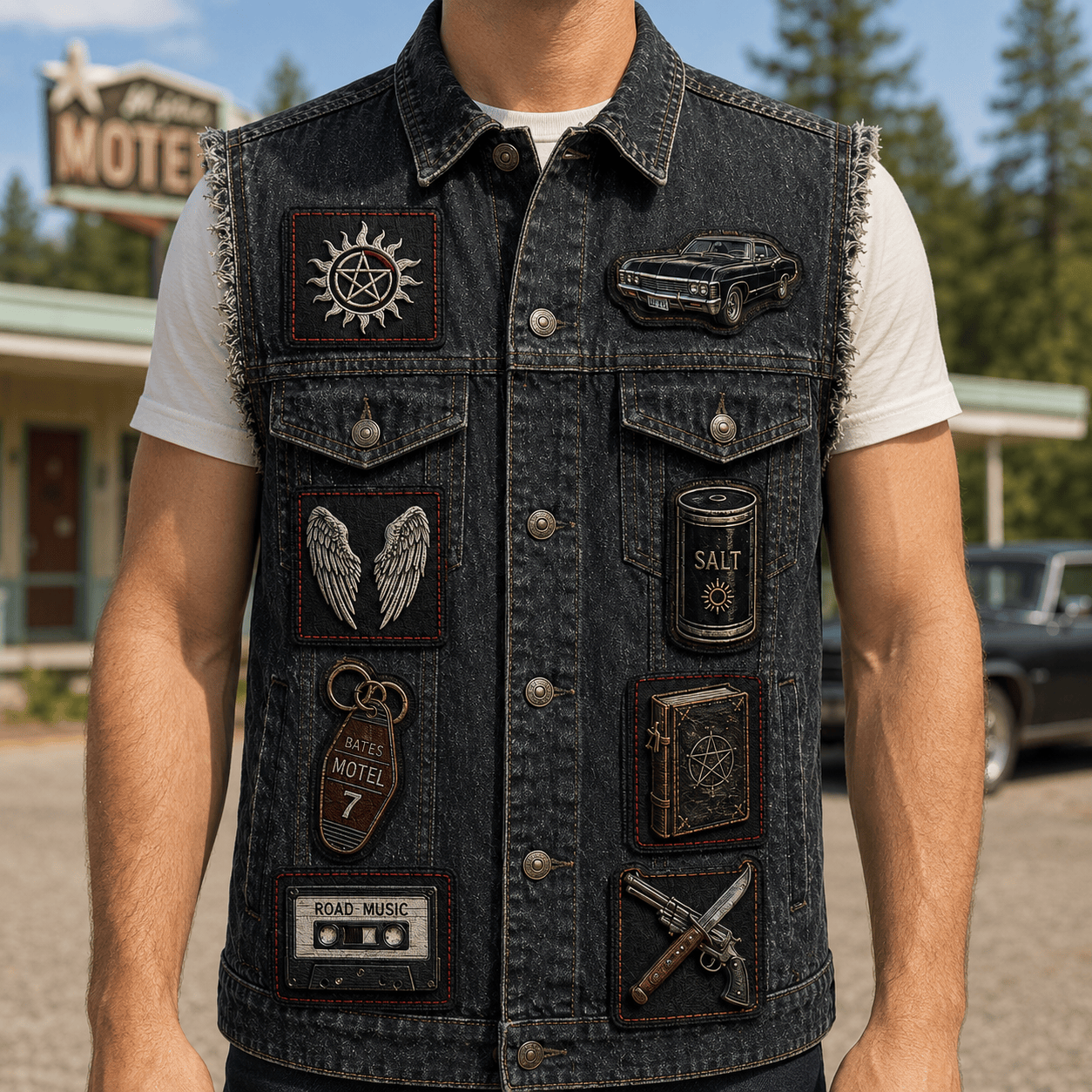 SUNA PREMIUM DENIM VEST NTVA
