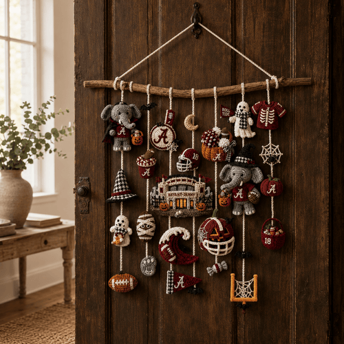 ACT Halloween Crochet Wall Hanging HTTT