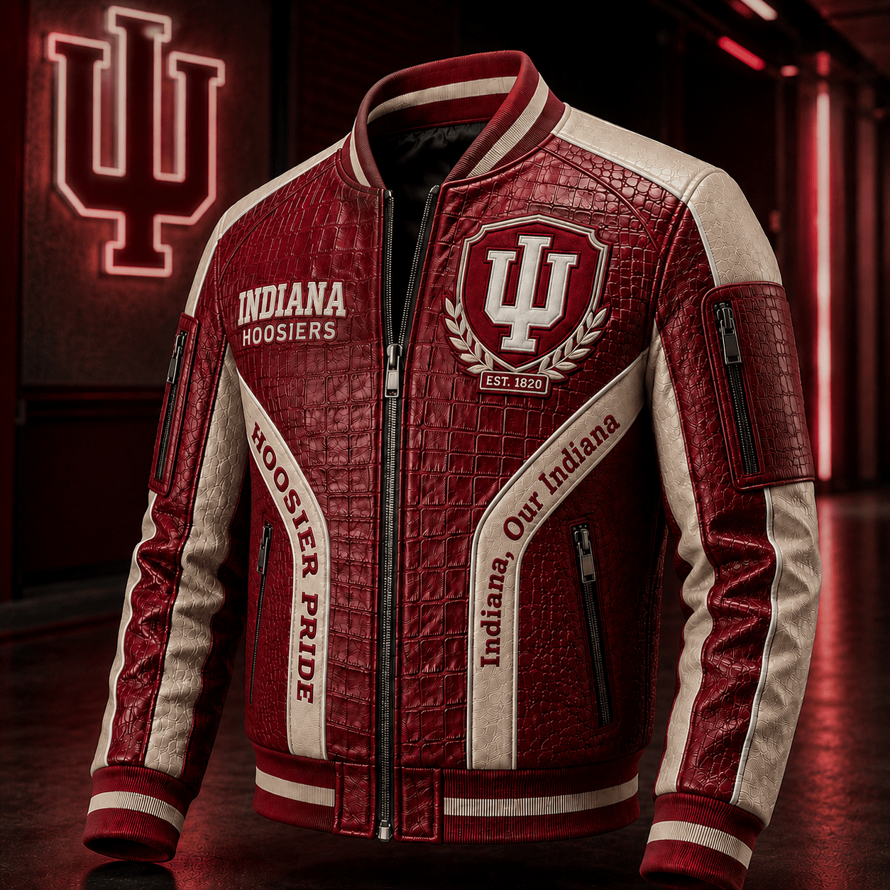 Premium IDH Leather Zipper Jacket TNSM