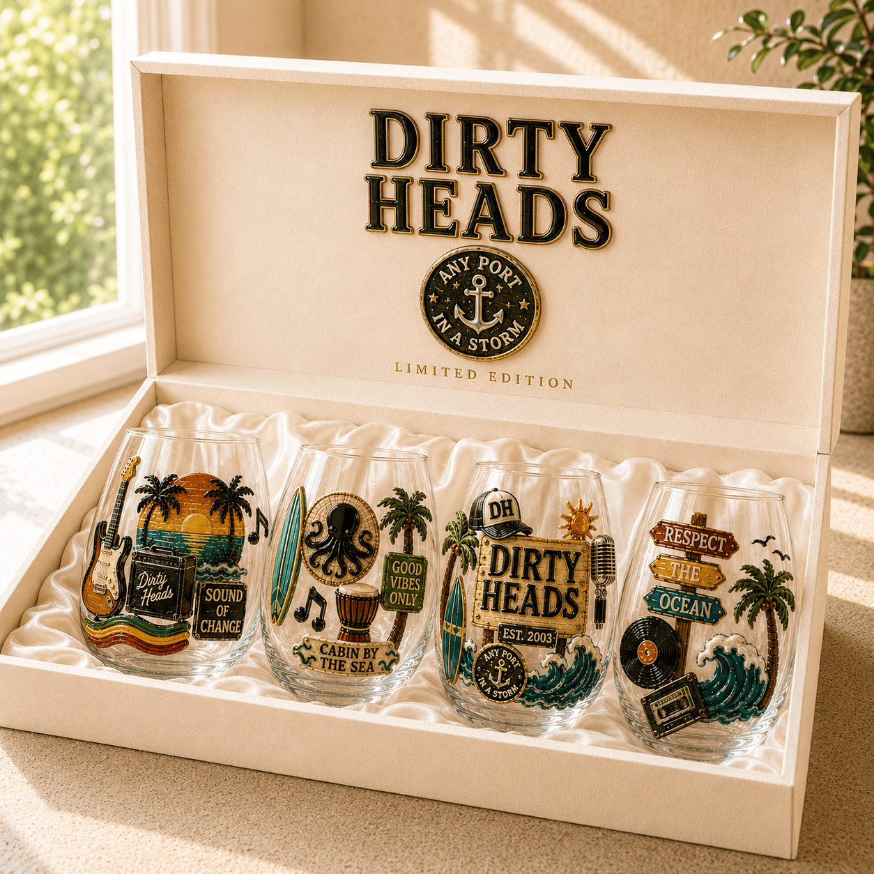 Premium TDHS Wine Glass Cup TMH