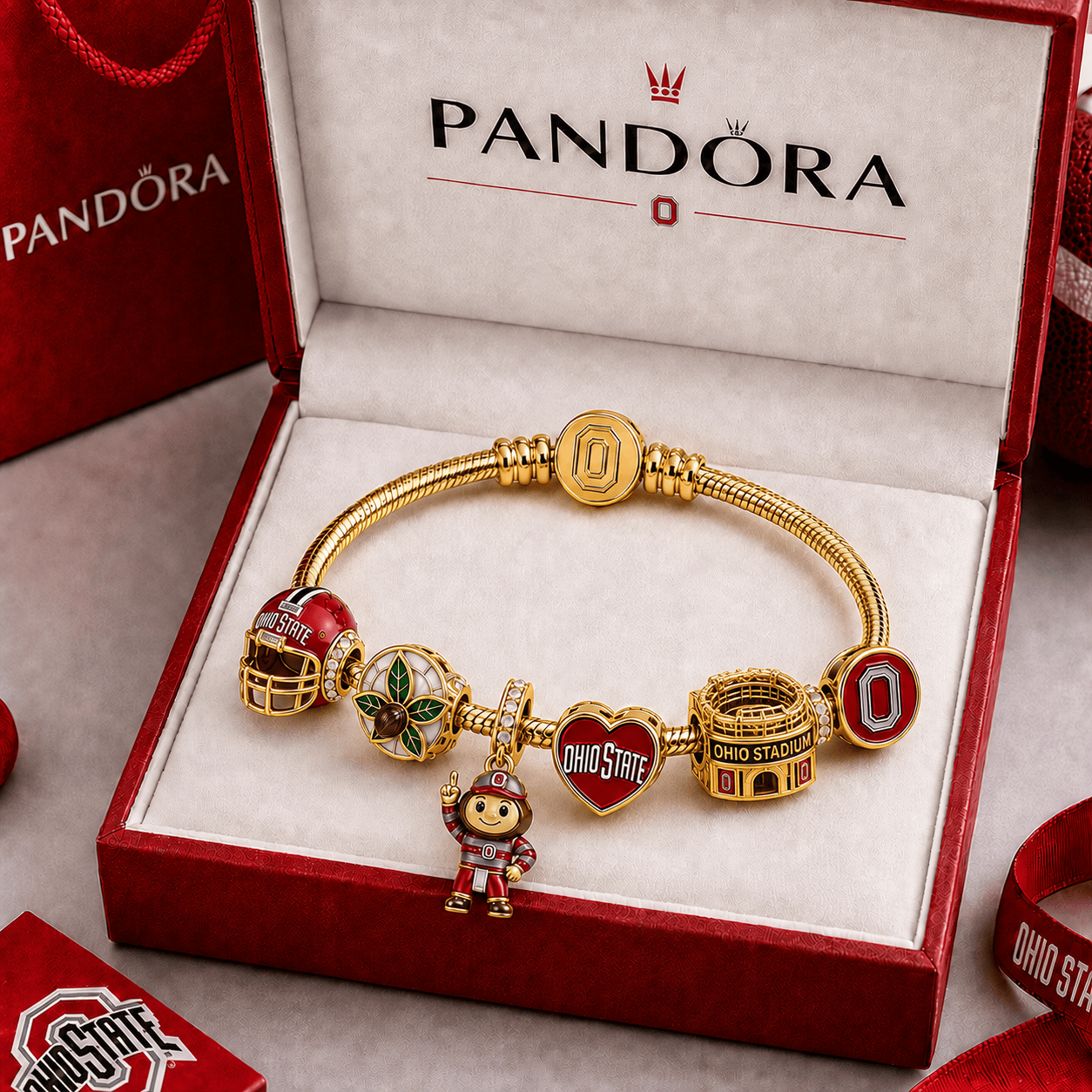 OSB Gold Charm Bracelet Set PTT