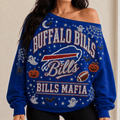 BFBL 3D SHOULDER RHINESTONE SWEATSHIRT DNBN
