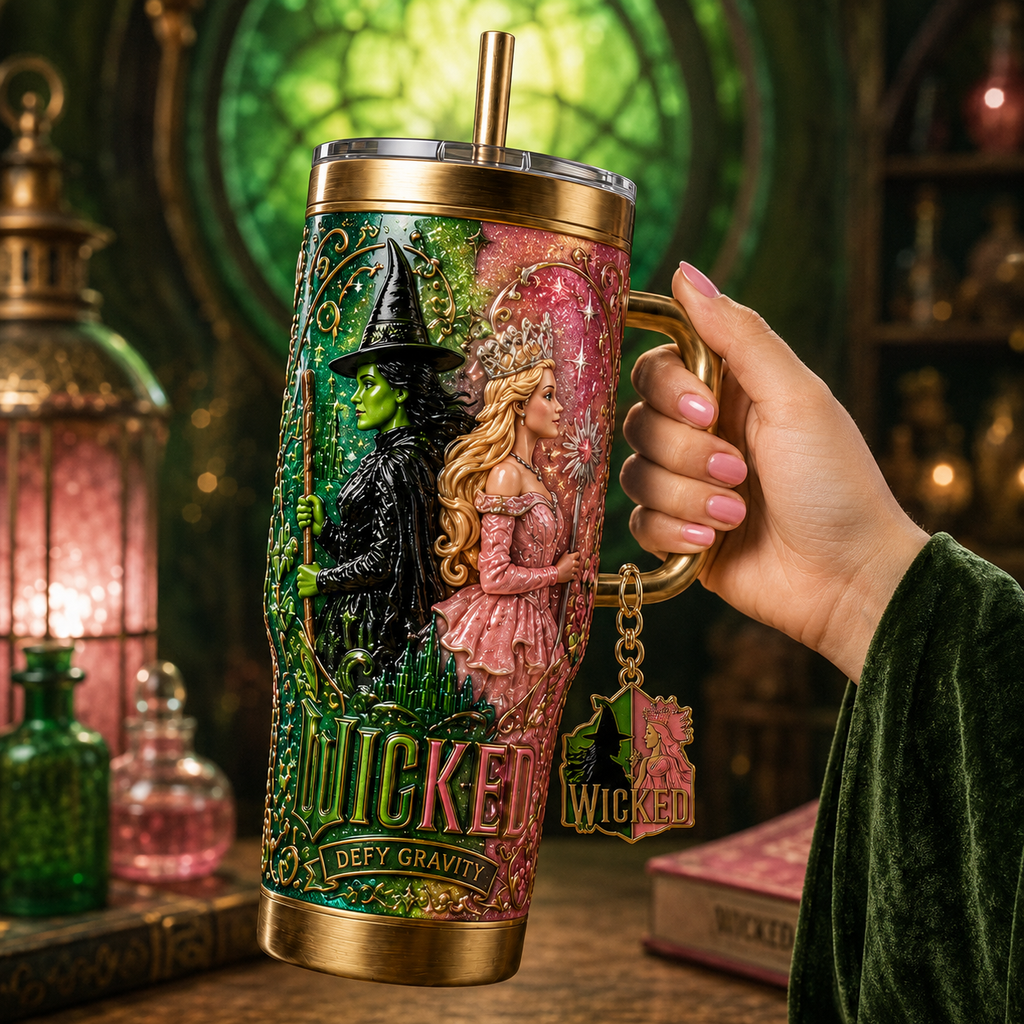 WCKD 40oz Tumbler With Handle TTNL