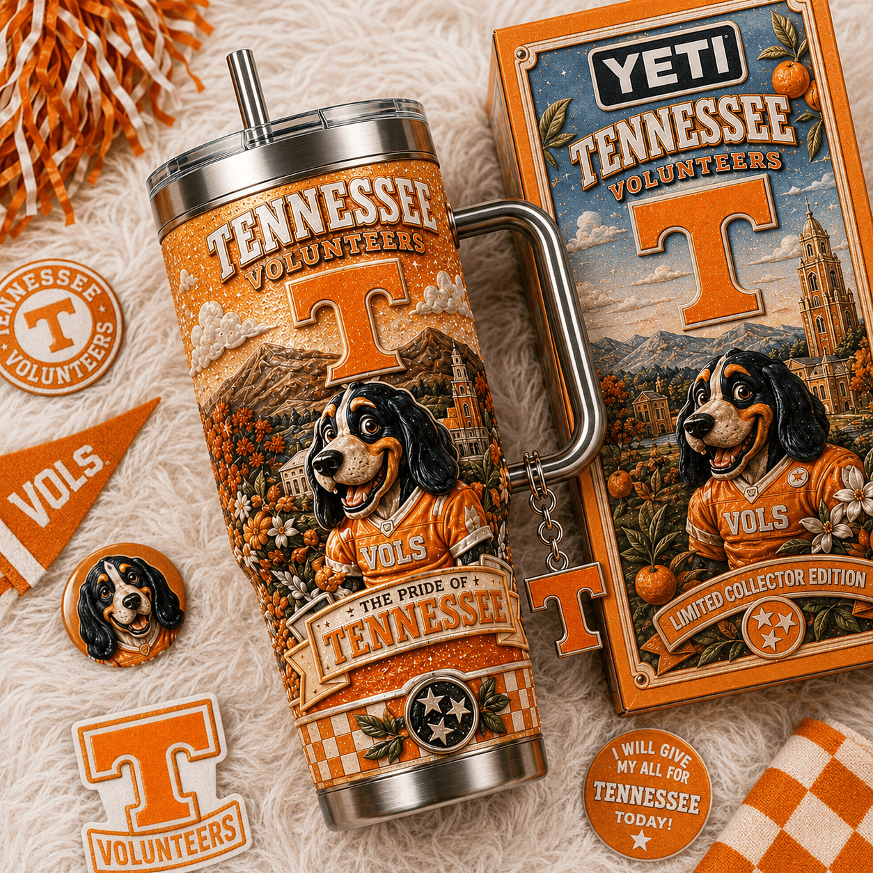 TVF 40oz Tumbler With Handle TTNL
