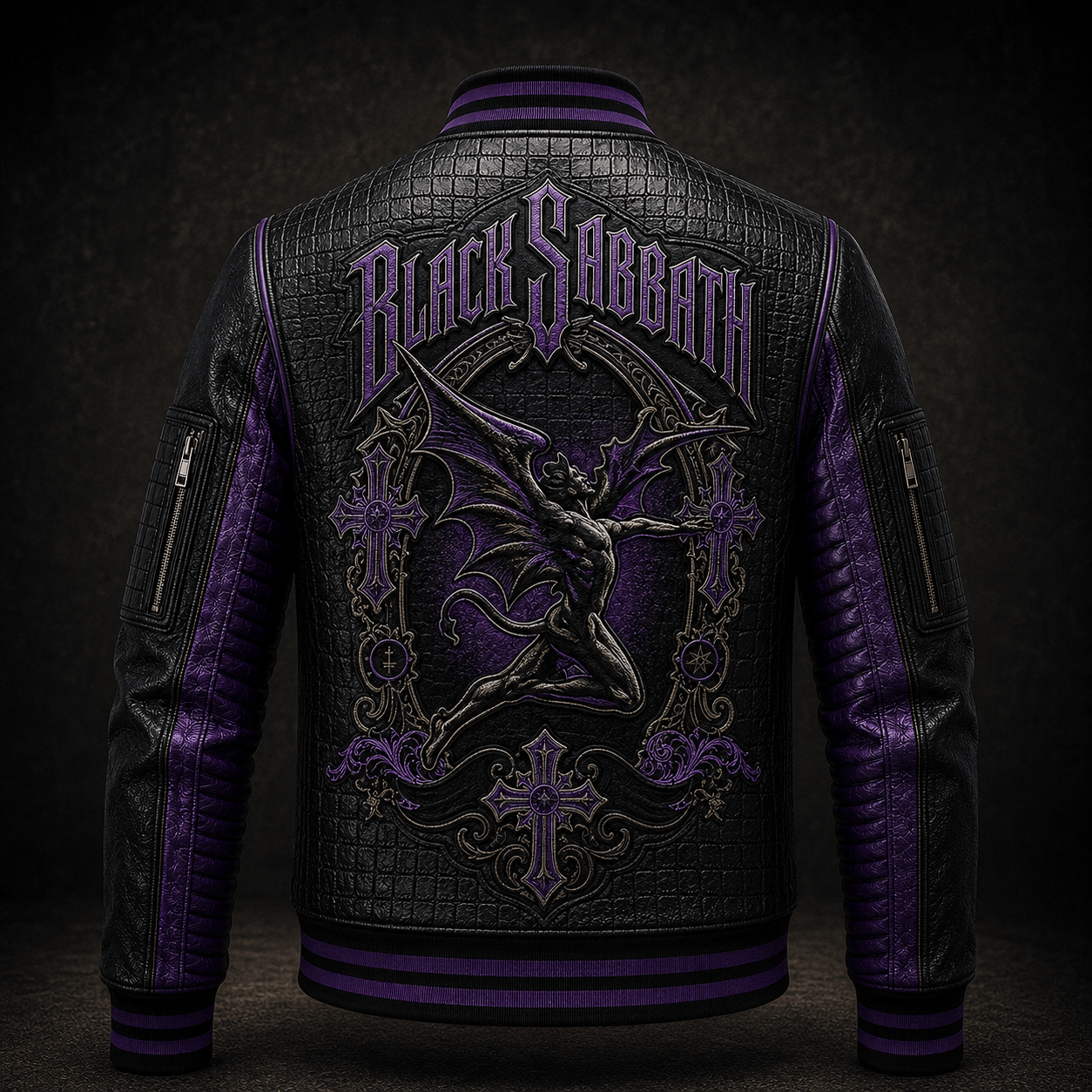 Premium BLST Leather Zipper Jacket PVNA