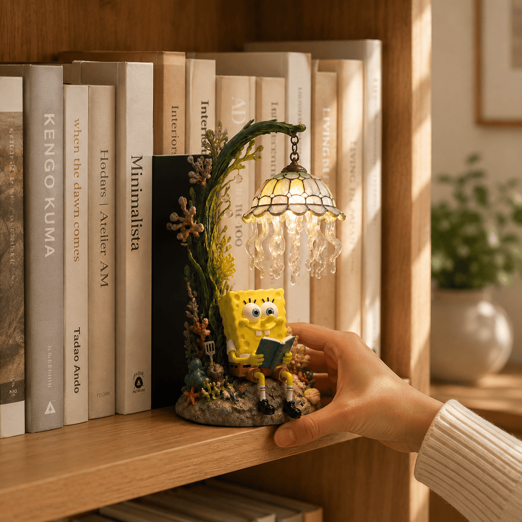 Premium SBSP Bookshelf Figurines Lamp NTNA