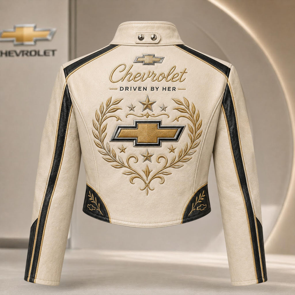 Premium CRCE Cropped Leather Zipper Jacket TNSM