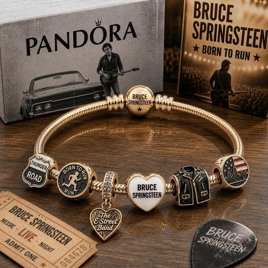 BRST Gold Charm Bracelet Set VTH