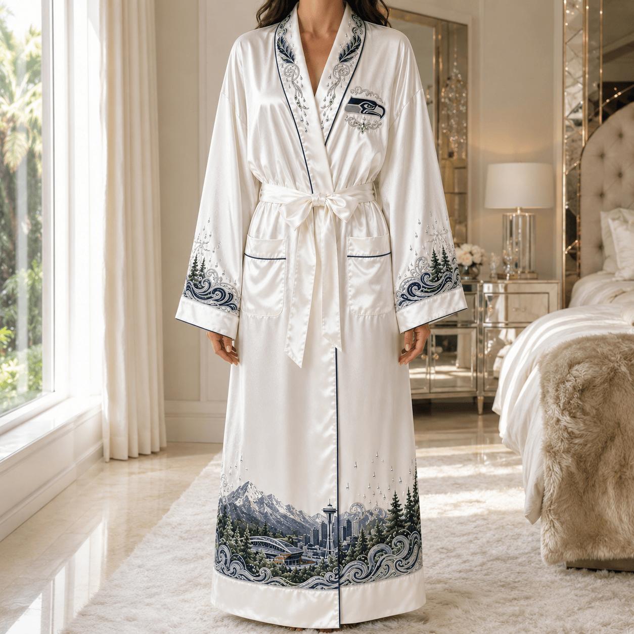 PREMIUM STSH Satin Robe NVH