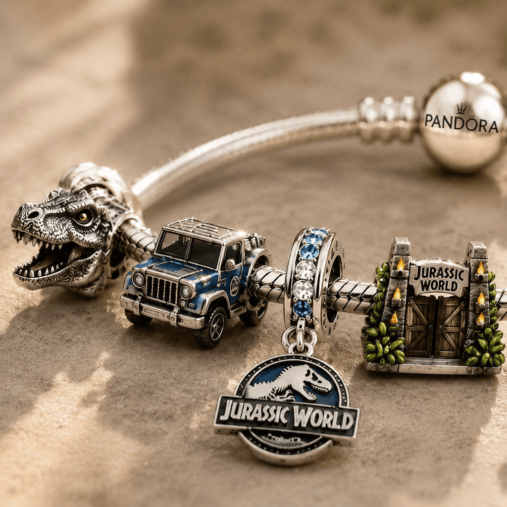JRSW Sliver Charm Bracelet Set TTN