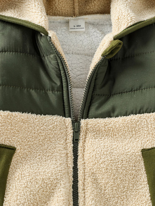 Baby Long Sleeve clothes newborn boys  girls warm thick one-piece Hooded clothes Romper winter For 0-1Y  Autumn Winter Jumpsuit